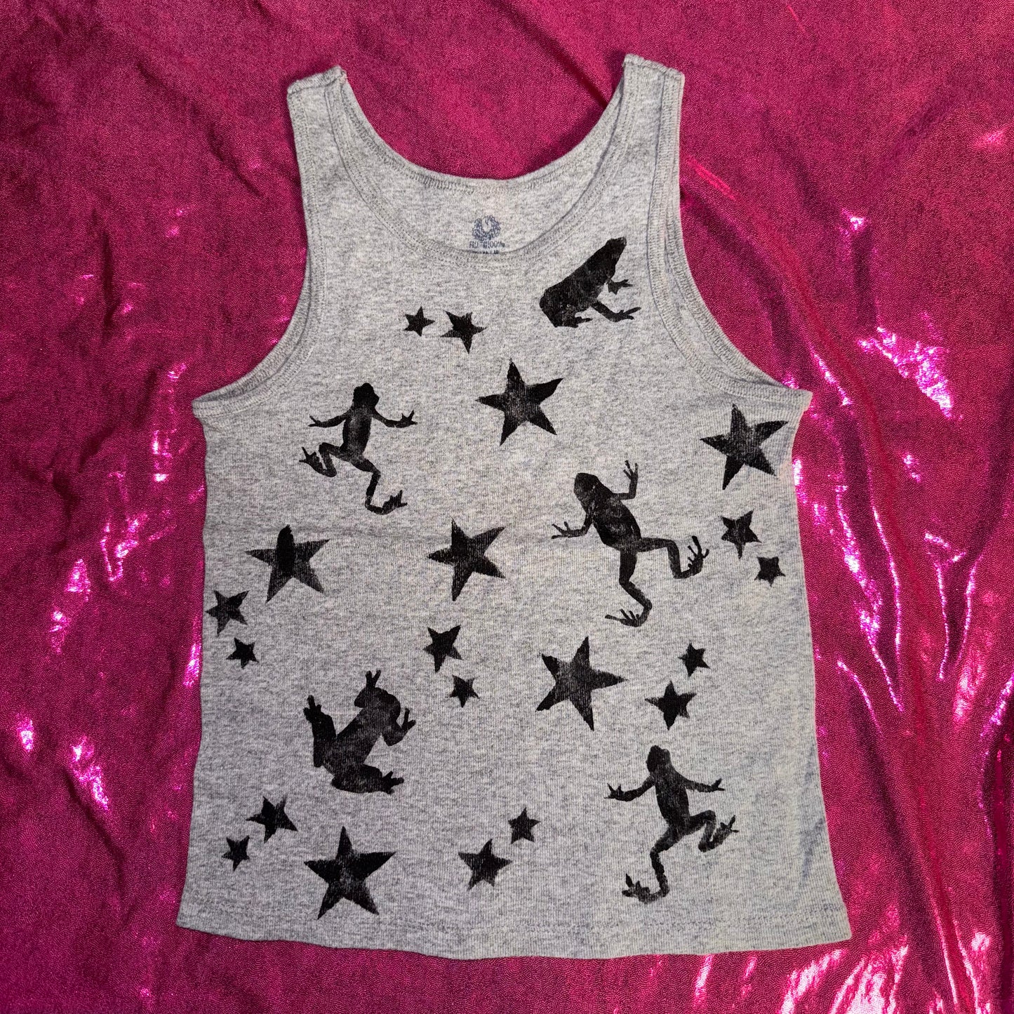 STENCIL FROG TANK- XS