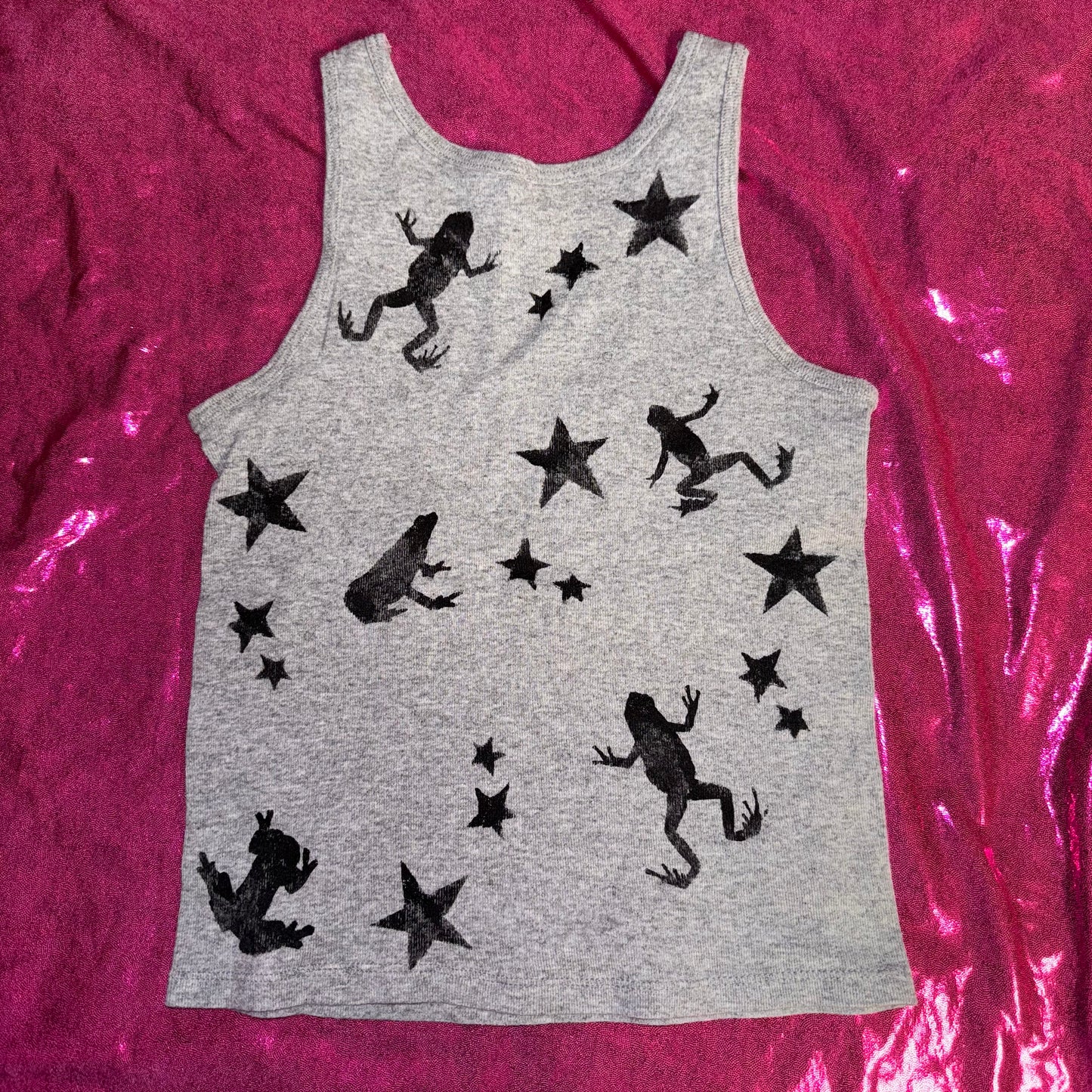 STENCIL FROG TANK- XS